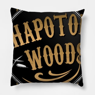 Chapoton Woods Barber Shop Pillow