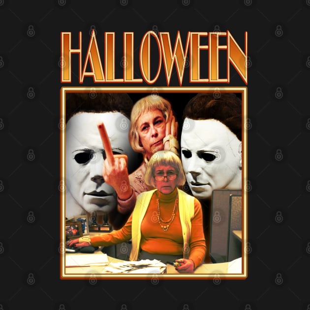 Jamie Lee Curtis Halloween Everything Everywhere by Ladybird Etch Co.