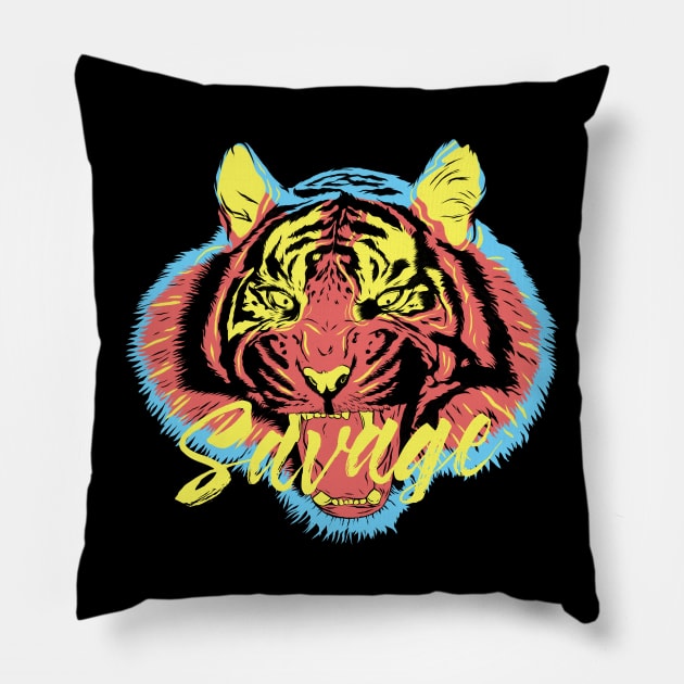 Savage Pillow by rjartworks