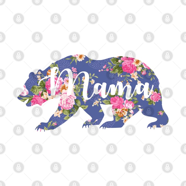 floral Mama Bear by CreativeShirt