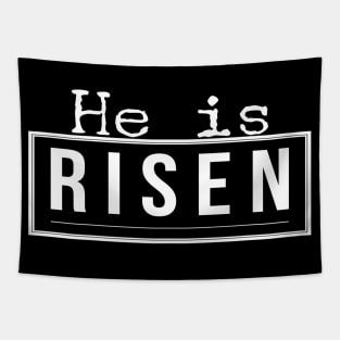 He Is Risen Cool Inspirational Easter Christian Tapestry