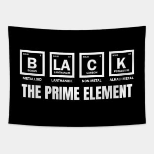 Black The Prime Element Tapestry