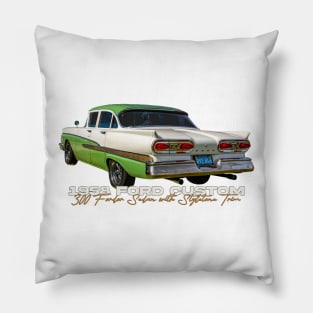 1958 Ford Custom 300 Fordor Sedan with Styletone Trim Pillow