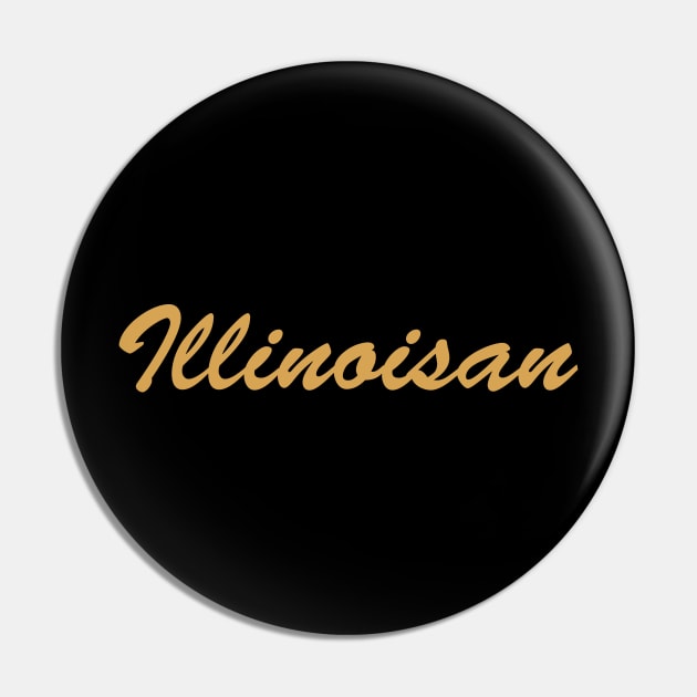 Illinoisan Pin by Novel_Designs