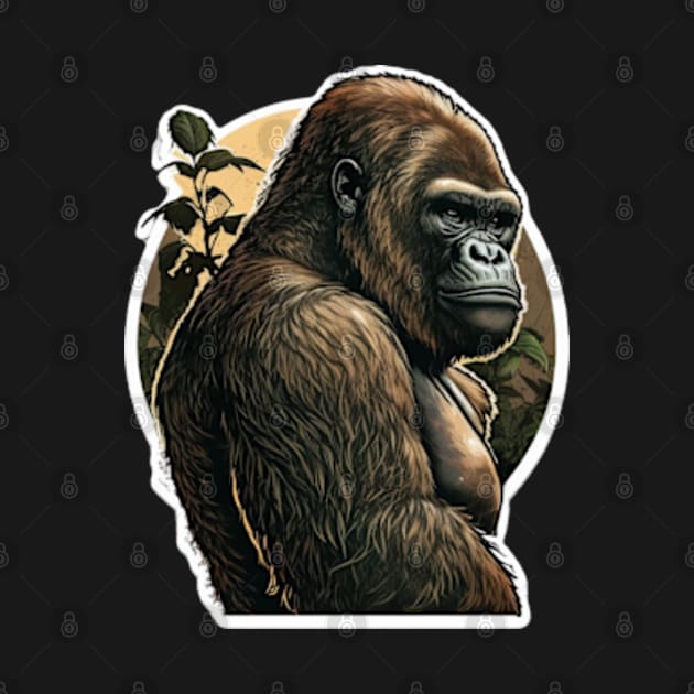 Shades of Toughness - Cool Gorilla by teehood