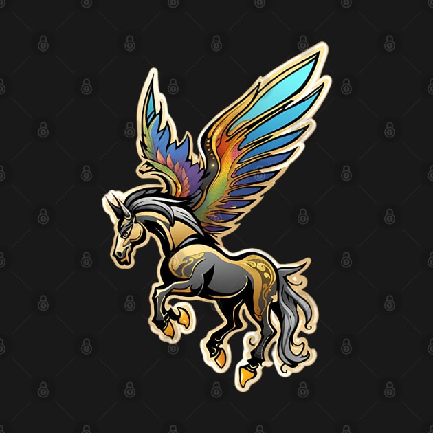 Bunter Pegasus by shirtsandmore4you