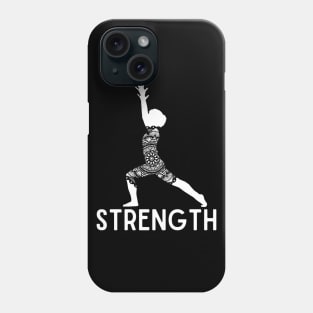 Strength Yoga Pose Mindful Meditation Phone Case