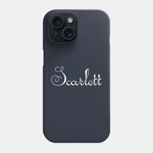 Pick your name. Scarlett Phone Case