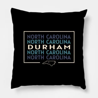 Durham, NC Simple Repeater Pillow