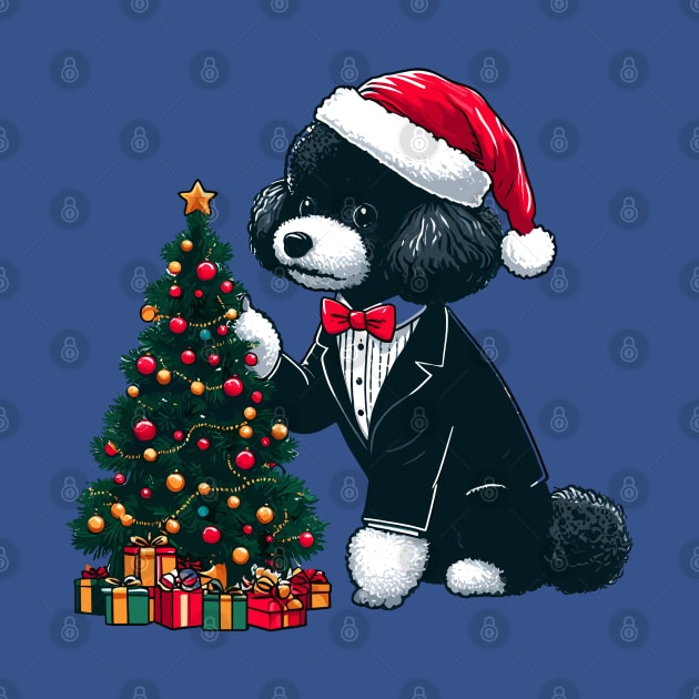 Poodle Dog Christmas by Graceful Designs