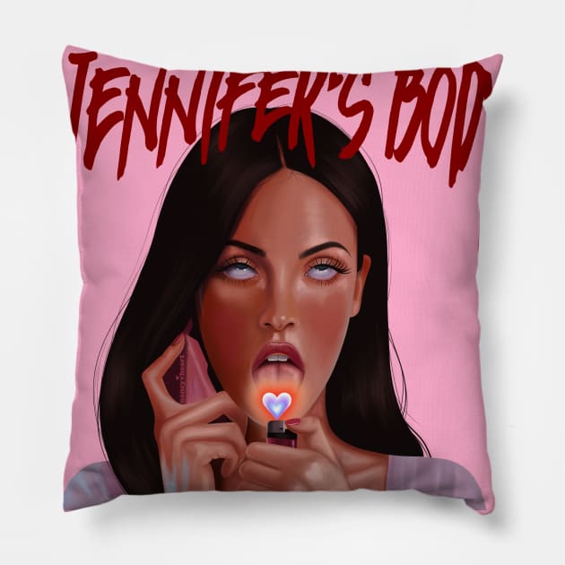 Jennifer’s Body! Pillow by Nancyvheart 