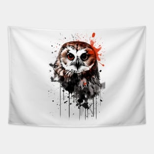 Northern Saw-Whet Owl Tapestry