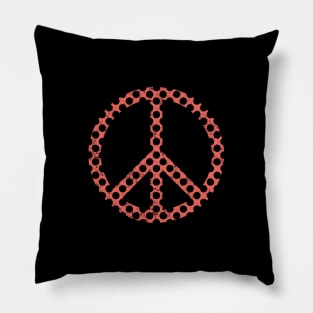 Peace (Holey Orange) Pillow