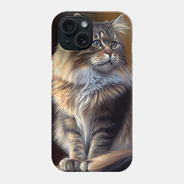 Siberian Cat Phone Case by ABART BY ALEXST 