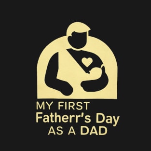 First Time Dad Est 2024 Fathers Day T-Shirt