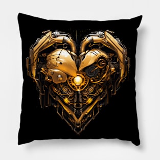 Rave, golden heart, Pillow