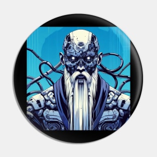 Cyber Monk Pin