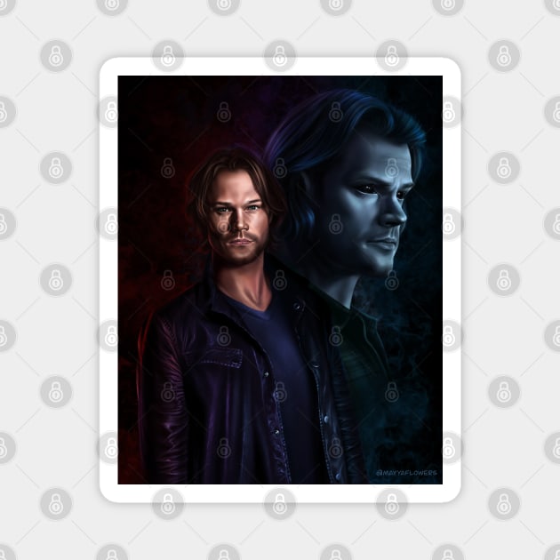 Sam Winchester Magnet by mayyaflowers