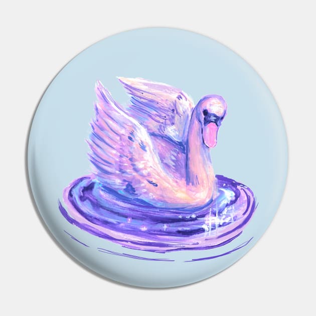 Swan Pin by erinkatearcher