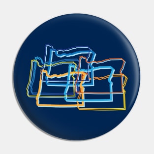 oregon blur Pin