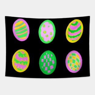 Colourful Easter Egg Design Tapestry