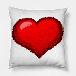 Fluffy heart Pillow