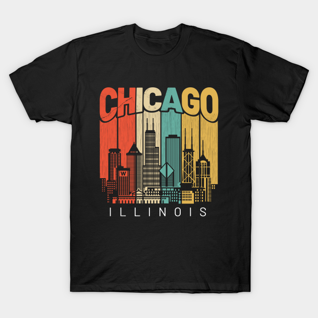 Chicago Illinois - Chicago Illinois - T-Shirt | TeePublic