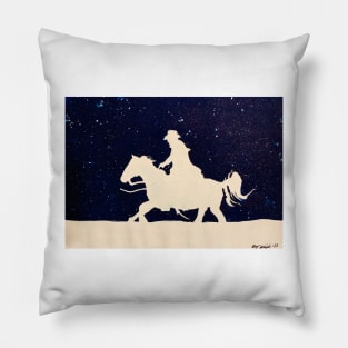 Snowy Rider Pillow