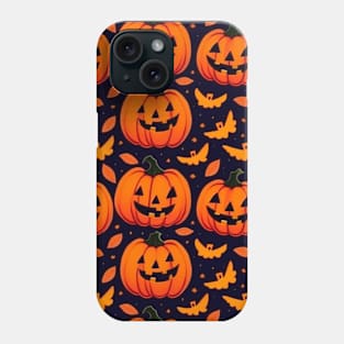 Halloween Pumpkins At Night Phone Case