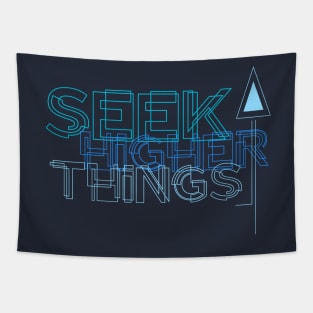 Seek Higher Things Tapestry