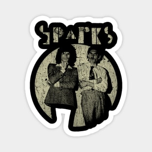 VINTAGE RETRO STYLE -Sparks Legend 70s Magnet