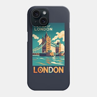 A Vintage Travel Art of London - England Phone Case