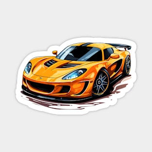 Racing Car Watercolor Magnet