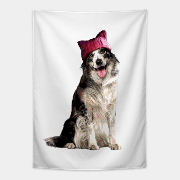 Resistance Collie Tapestry by authenticamerican