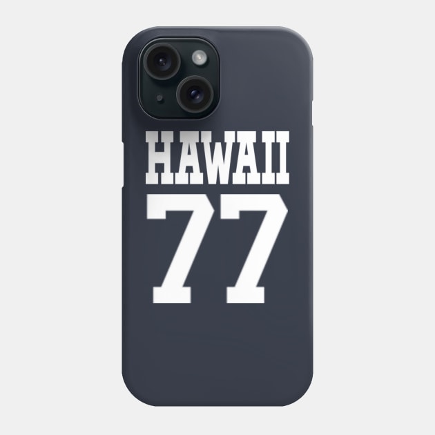 Hawaii 77 Phone Case by Elvis In Leather