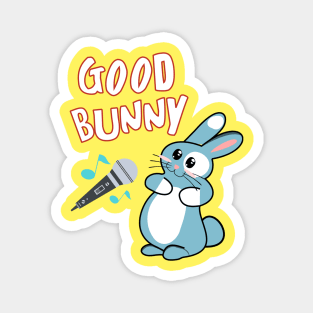 Good Bunny The Rapper In The Studio Magnet