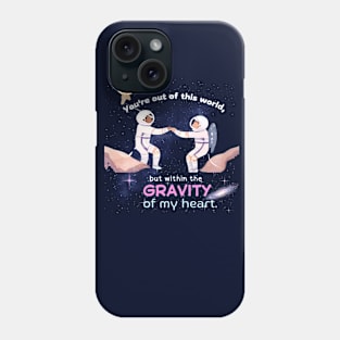 Cosmic Bond  - Space Lovers Phone Case