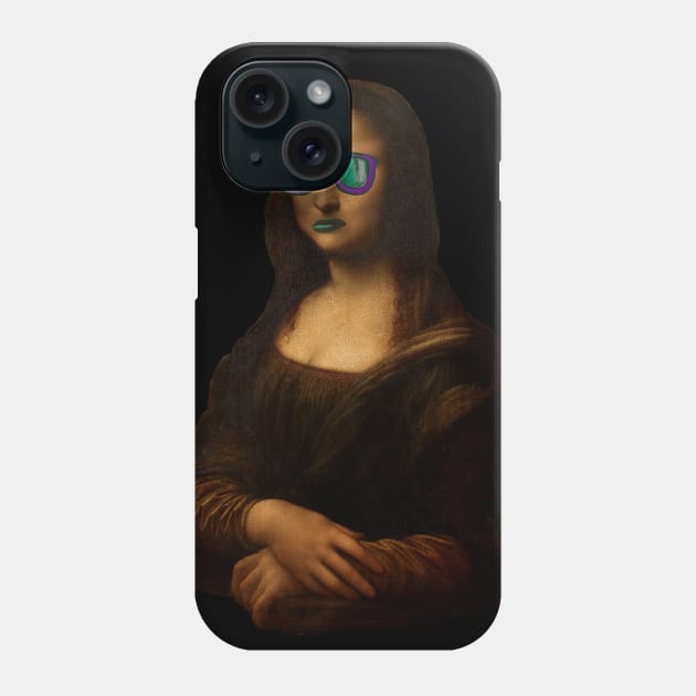 Mona lisa sunglasses lipstick funny Phone Case by SpaceWiz95