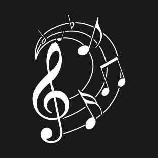 Music notes design T-Shirt