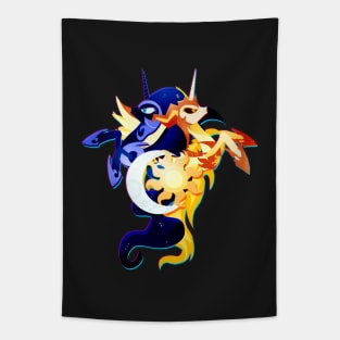 Nightmare Moon and Daybreaker Tapestry