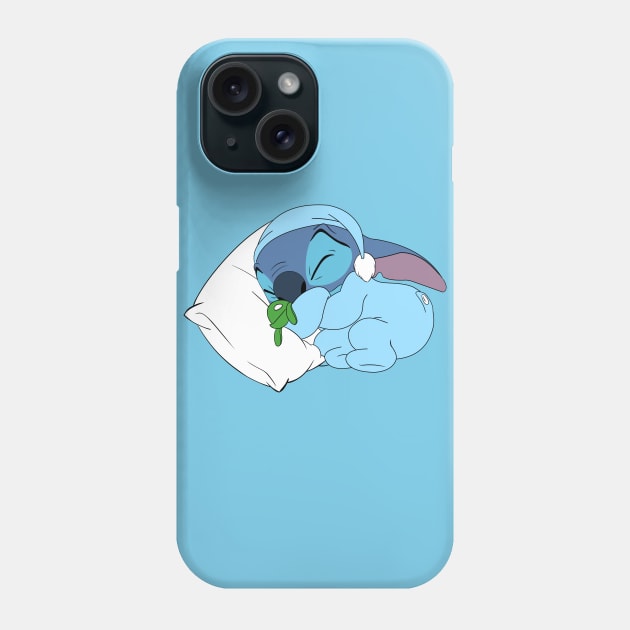 Sleeping Stitch Phone Case by Nykos