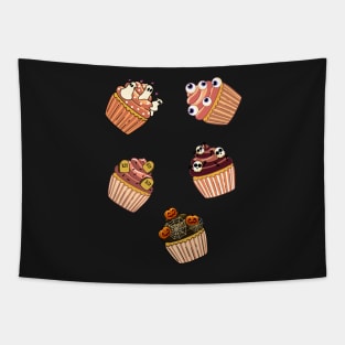 Halloween Cupcakes Tapestry