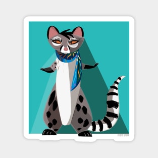 Fashionable Genet #2 Magnet