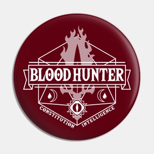 Blood Hunter (White) Pin