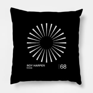 Roy Harper / Minimalist Graphic Design Artwork Pillow