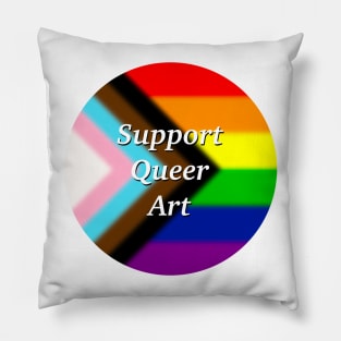 Support Queer Art Pillow