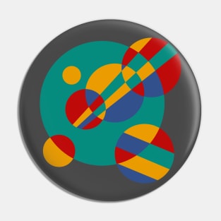 Abstract Circles Pin