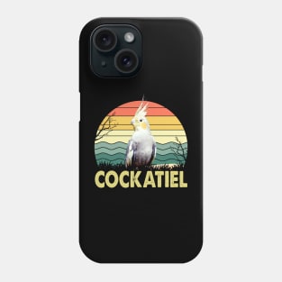 Avian Admirers Trendy Tee for Those Who Love Cockatiels Phone Case