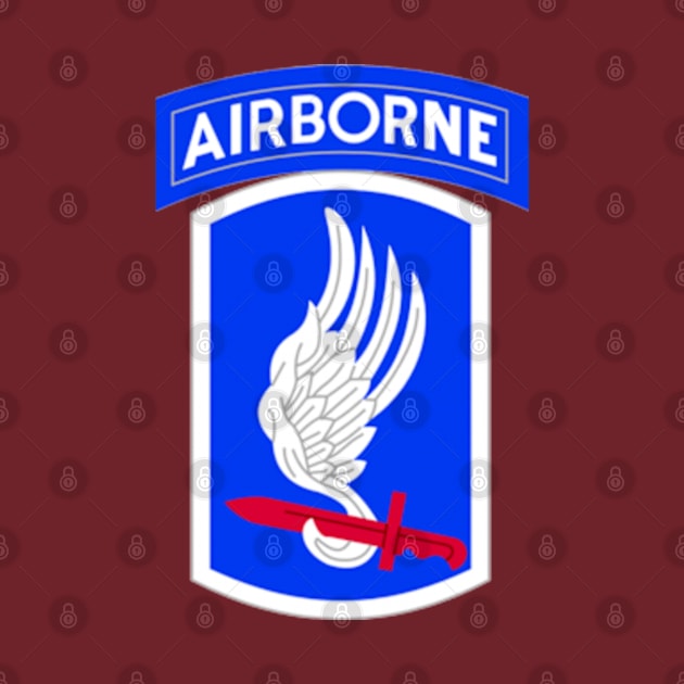 Small Chest Insignia - 173rd Airborne Brigade by Desert Owl Designs