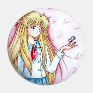 Minako Aino Butterfly Pin